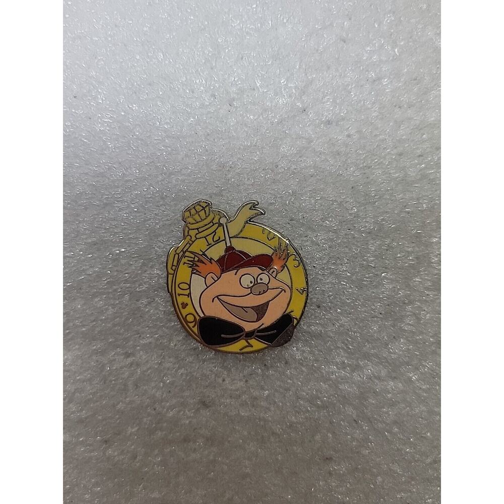 2007 Hidden Mickey Tweedle Dee Dum Alice In Wonderland Stopwatch Disney Pin